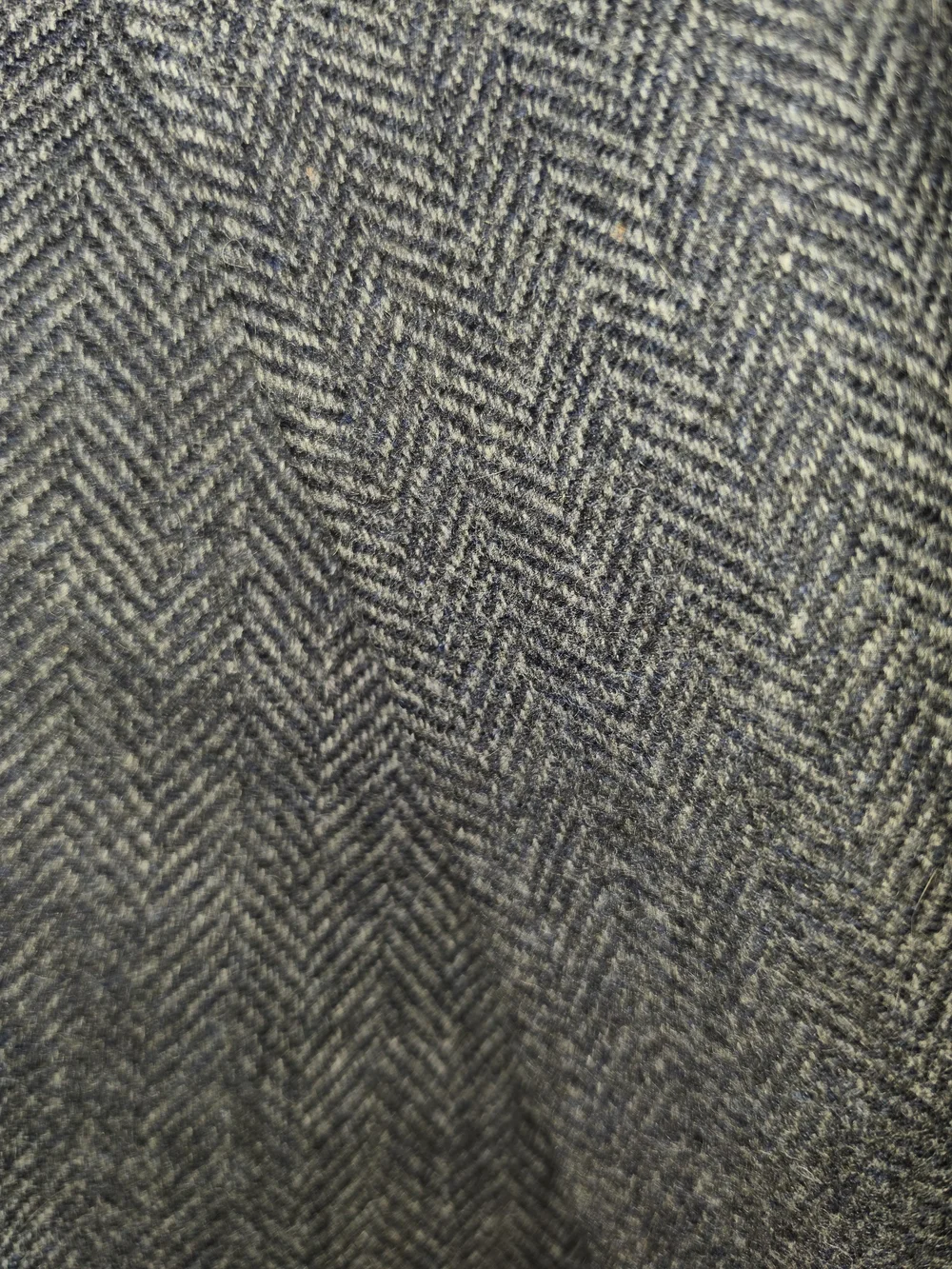Men's Classic Gray Herringbone Blazer - 50R